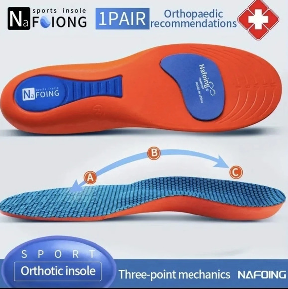 Orthopedic shoe insole cushion inserts, sport, EU 43-44, 9 orthotic - Picture 1 of 11